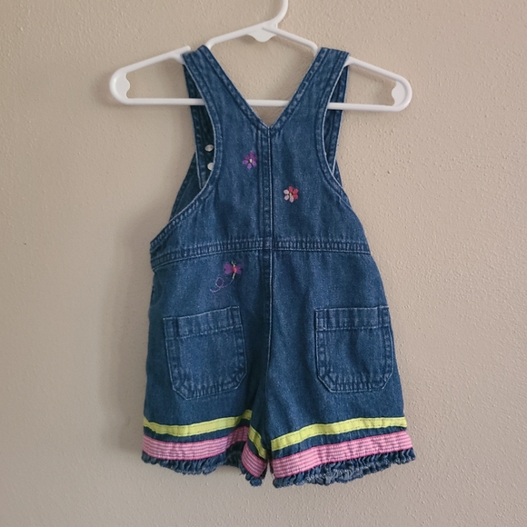 Jean floral overalls - Picture 2 of 2